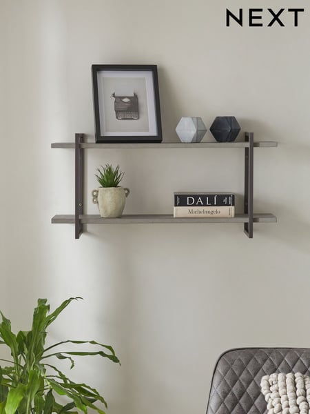 Bronx 2 Tier Wall Shelves (882717) | 68 €