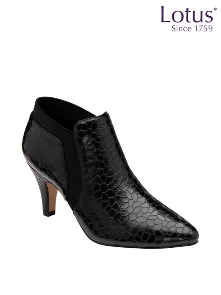 Lotus Black Stiletto Heel Shoe Boots (883040) | € 101