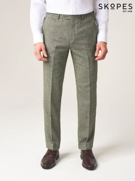 Skopes Green Tailored Fit Jude Tweed Suit (883501) | € 123