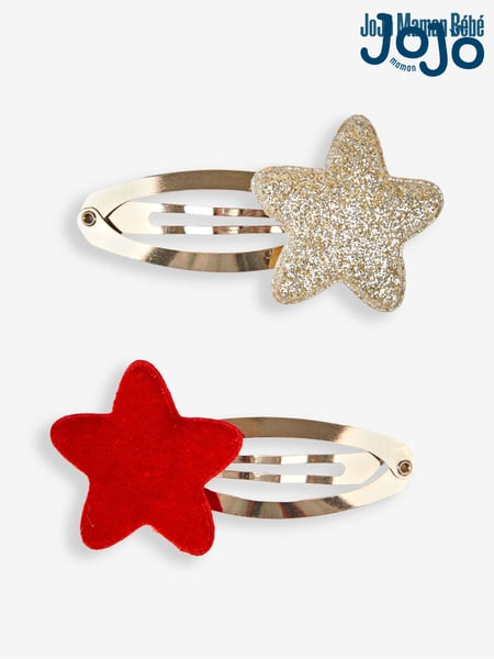 JoJo Maman Bébé Red 2-Pack Star Clips (900391) | € 10