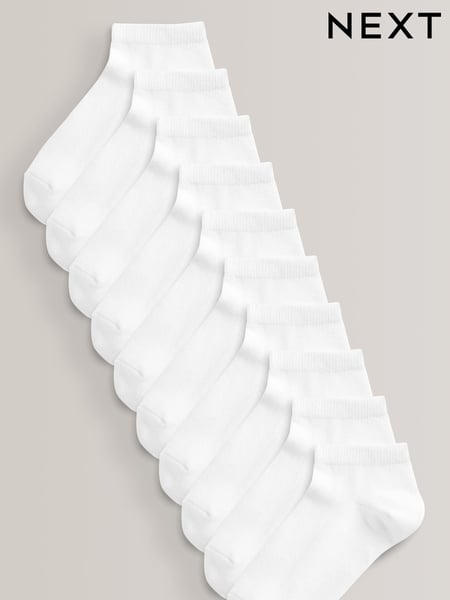 White 10 Pack Trainer Socks (911969) | € 14 - € 17