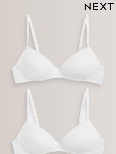 White 2 Pack First Trainer Bras (925737) | € 14