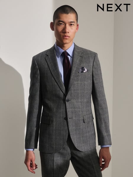 Grey Prince of Wales Check Suit (930129) | € 62