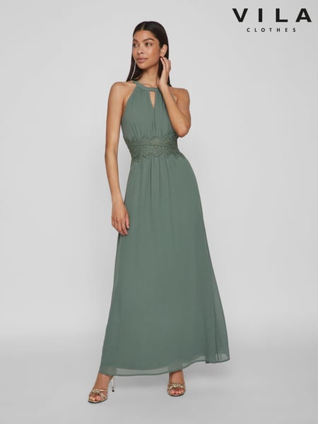 VILA Halter Neck Tulle Maxi Dress (936429) | 42 €