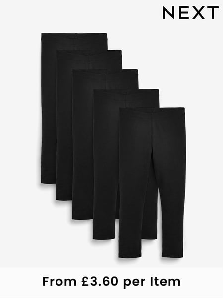Black Leggings 5 Pack (3-16yrs) (956862) | € 26 - € 38
