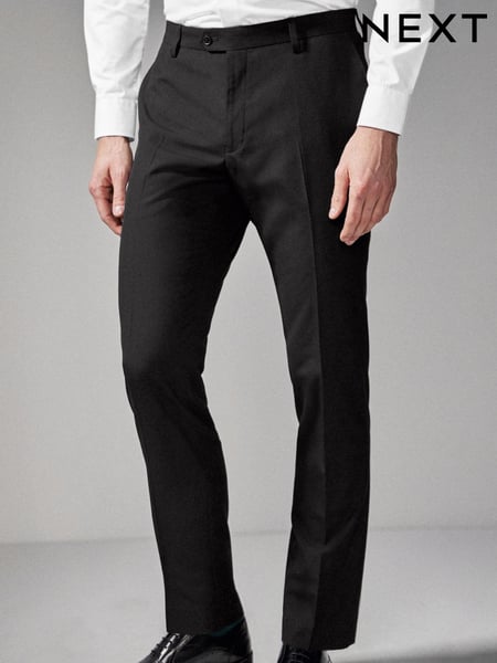 Black Slim Fit Suit Trousers (959277) | € 52