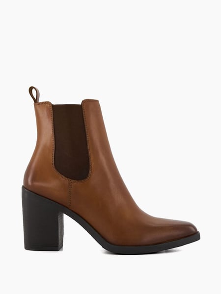 Dune London Natural Promising Chelsea Western Ankle Boots (959828) | € 117