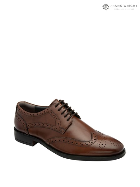Frank Wright Brown Leather Lace Up Brogues (971259) | € 43