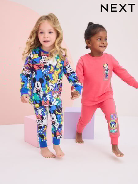 Red/Blue 2 Pack License Minnie Mouse Snuggle Pyjamas (9mths-12yrs) (977020) | € 40 - € 50