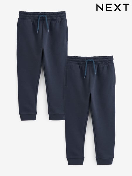 Navy Skinny Fit Joggers 2 Pack (3-16yrs) (9772W6) | € 20 - € 34
