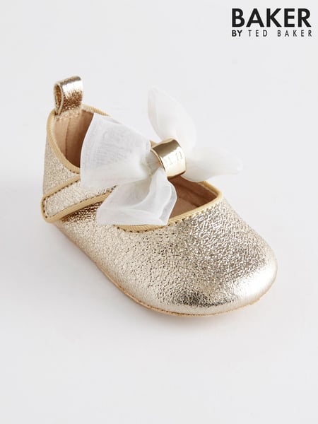 Baker by Ted Baker Baby Girls Padders Shoes With Bow (984791) | € 31