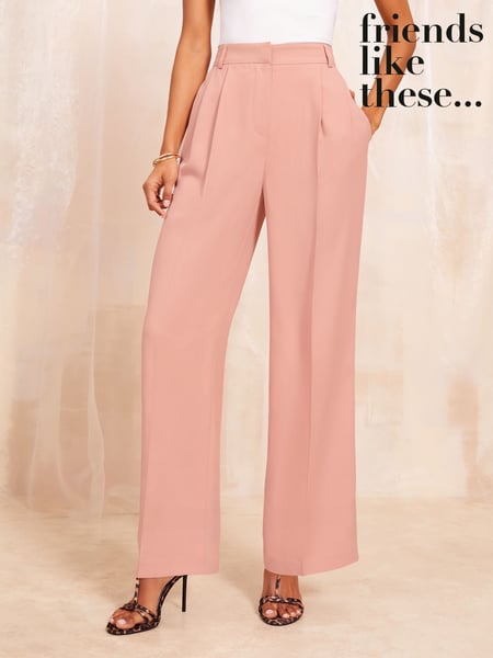 Friends Like These Pink Premium Wide Leg Smart Trousers (984868) | € 26