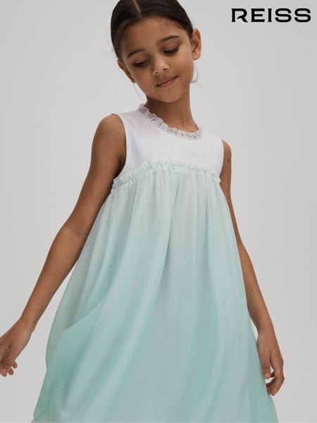 Reiss Blue Coco 9-13 yrs Ombre Tulle Dress (990899) | € 111