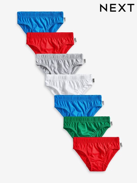 Multi 100% Cotton Briefs 7 Pack (1.5-16yrs) (992622) | € 9 - € 14