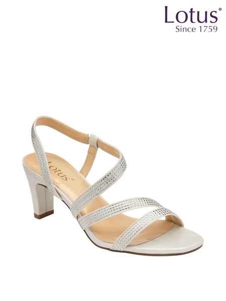 Lotus Silver Diamante Ocassion Sandals (998236) | € 101