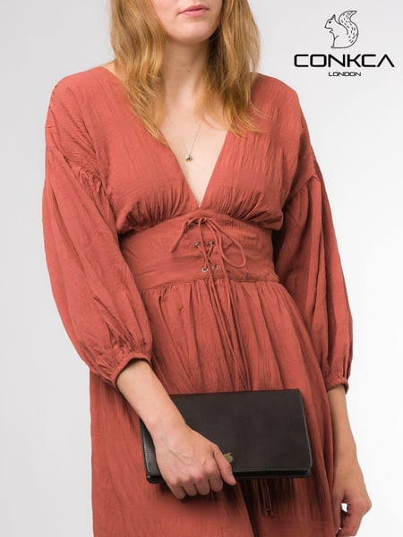 Conkca Cherish Leather Clutch Bag (A10972) | € 75