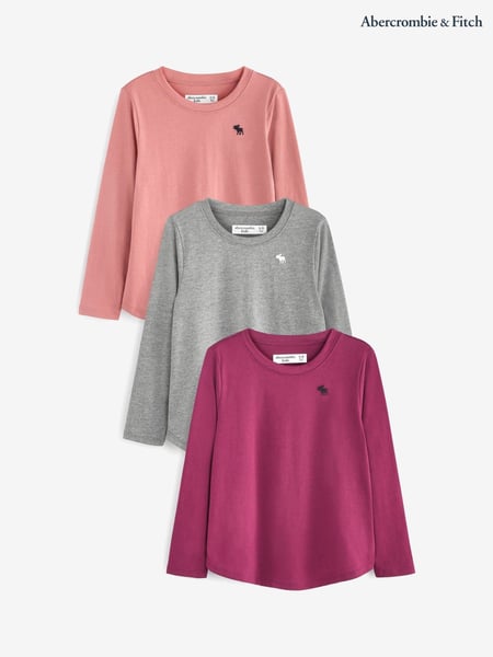 Abercrombie & Fitch Multi Three Pack Long Sleeve T-Shirts (A11866) | € 47