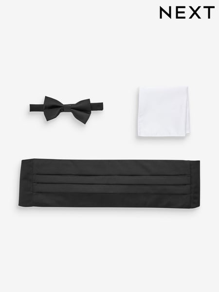 Black Cummerbund And Bow Tie Set (A41015) | € 42