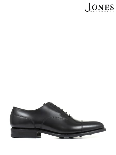 Black Design Loake by Comanche Wide Fit Goodyear Welted Leather Oxford Shoes (A48613) | € 281