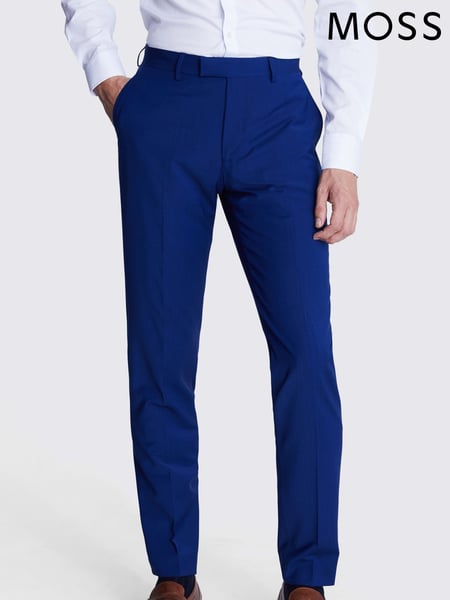 MOSS Royal Blue Tailored Fit Suit: Trousers (A65625) | € 172