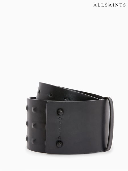 AllSaints Black Stud Lara Waist Belt (A72500) | € 139
