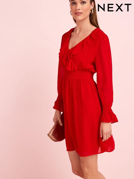 Red Wrap Mini Dress (A78699) | € 23