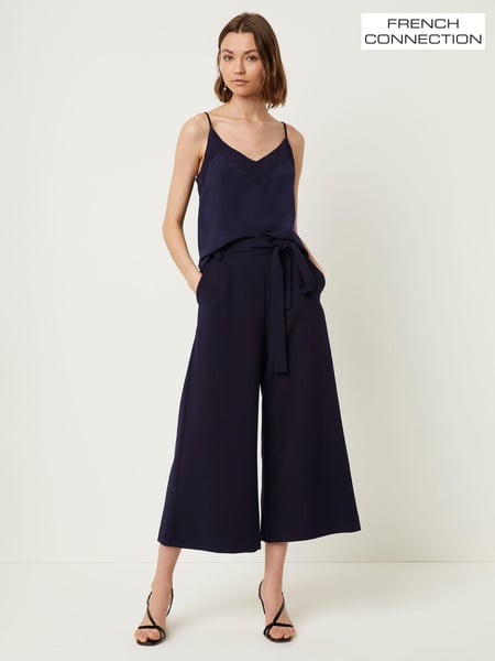 French Connection Blue Whisper Ruther Belted Culottes (A94003) | € 121