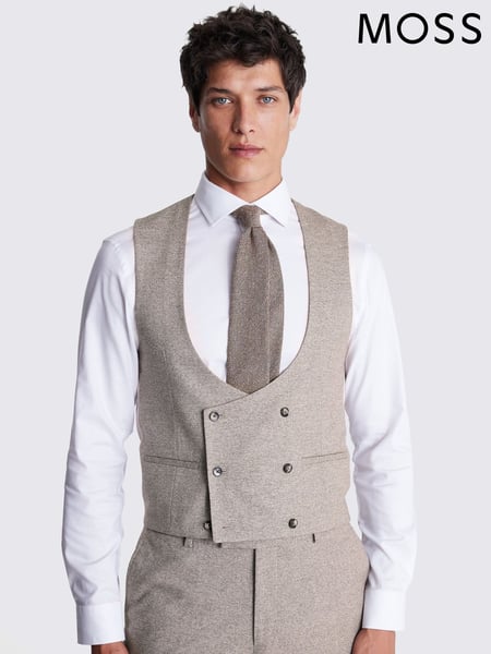 MOSS Natural Slim Fit New Suit Waistcoat (A98907) | € 109