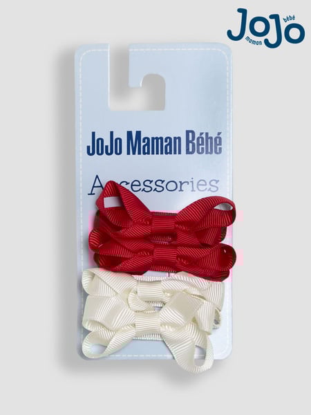 JoJo Maman Bébé Multi Velvet Bows 4 Pack (AA2998) | € 14