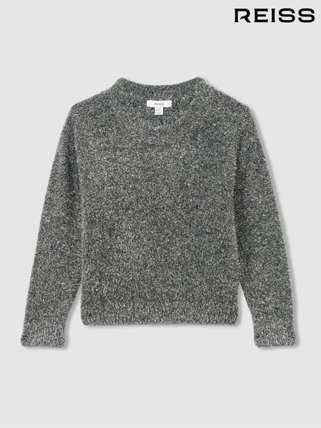 Reiss Silver Theadora 13-14 yrs Tinsel-Yarn Jumper (AA3617) | € 72