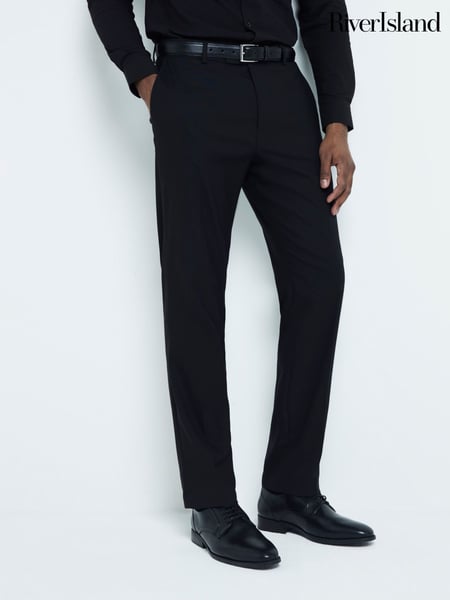 River Island Black Formal Point Derby (AA3770) | € 62
