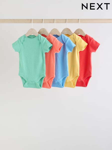 Bright Baby Short Sleeve Bodysuits 5 Pack (AA6356) | € 20 - € 23