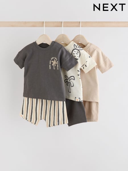 Mono Palm Baby Tops and Shorts Set 6 Piece (AA6726) | € 38 - € 41
