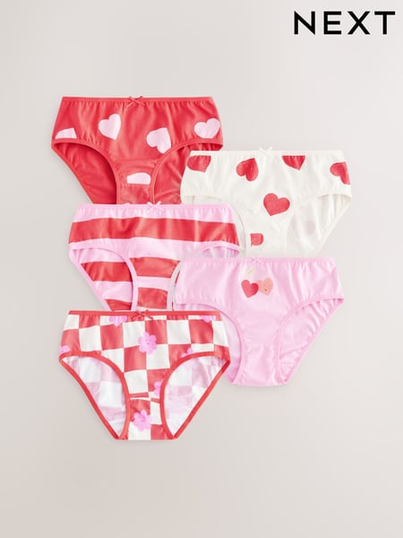 Red Briefs 5 Pack (1.5-16yrs) (AA7134) | € 10 - € 16