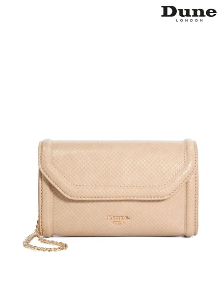 Dune London Brown Bellini Border Foldover Clutch (AA7350) | € 54