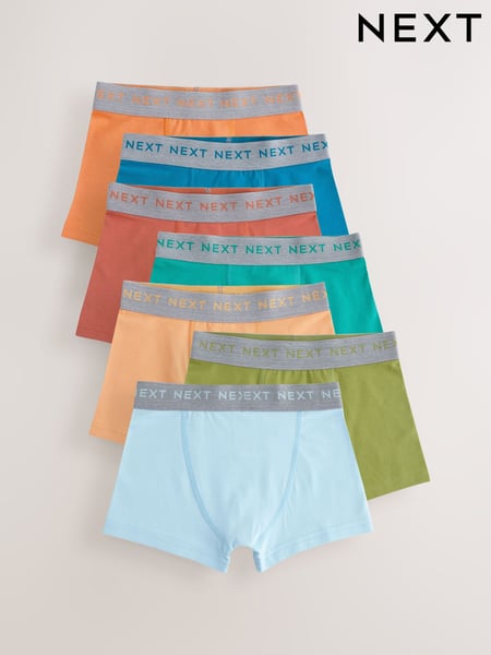 Muted Tones Trunks 7 Pack (2-16yrs) (AA7503) | € 27 - € 34