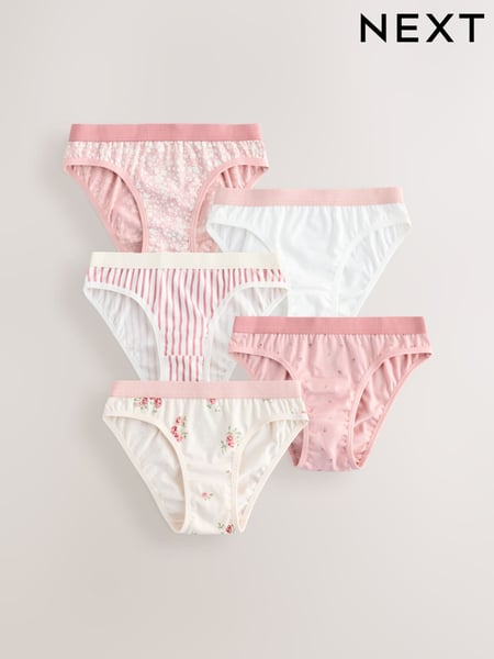 Pink Bikini Briefs 5 Pack (1.5-16yrs) (AA7918) | € 13 - € 18