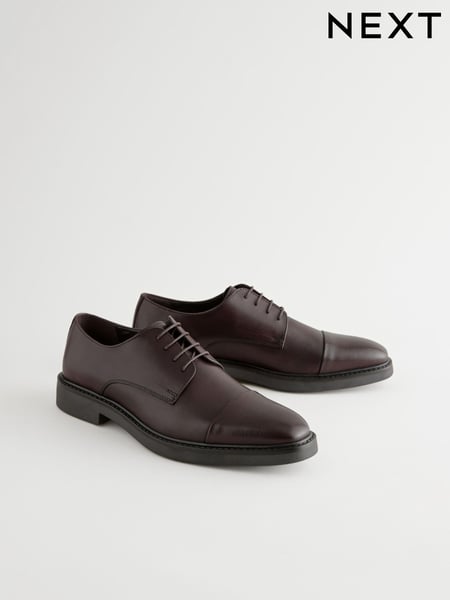 Brown Leather Toe Cap Shoes (AA7977) | € 82