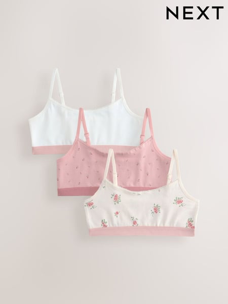 Pink Crop Tops 3 Pack (5-16yrs) (AA8102) | € 13 - € 17