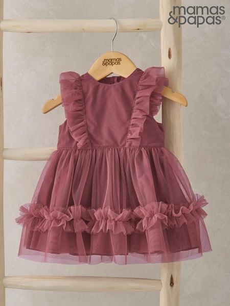 Mamas & Papas Pink Tulle Frill Dress (AA8926) | € 55