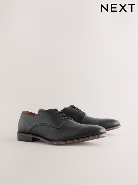 Black Saffiano Leather Derby Shoes (AA9038) | € 75