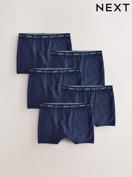 Navy Short Briefs 5 Pack (2-16yrs) (AA9052) | € 17 - € 26