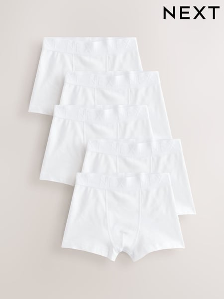 White Trunks 5 Pack (1.5-16yrs) (AA9671) | € 20 - € 27