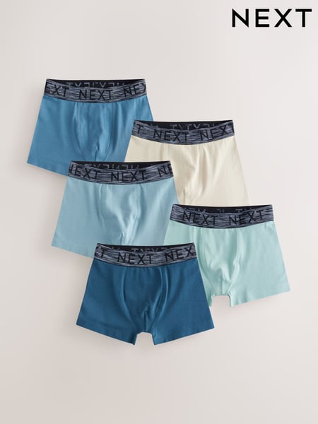 Tonal Blue Trunks 5 Pack (1.5-16yrs) (AB2773) | € 20 - € 27