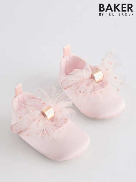 Baker by Ted Baker Baby Girls Padders Shoes With Bow (AB4722) | € 31