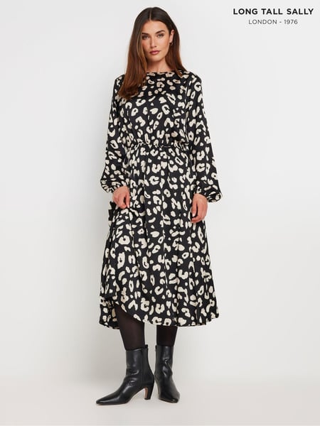 Long Tall Sally Natural Long Sleeve Midi Dress (AB5747) | € 61