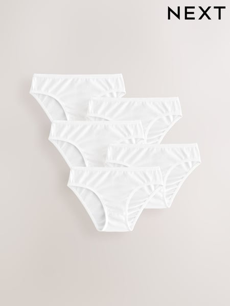 White Bikini Briefs 5 Pack (5-16yrs) (AB5756) | € 9 - € 14