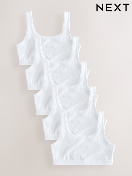 White Scoop Crop Top (5-16yrs) (AB5788) | € 17 - € 23