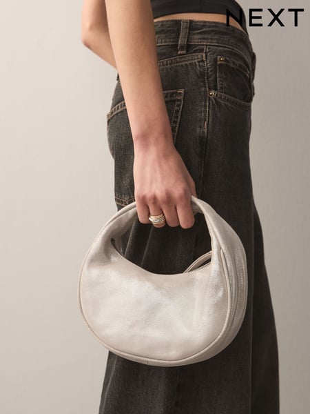 Gold Suede Mini Hand Held Bag (AB5818) | € 52