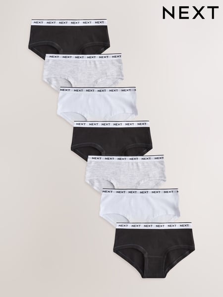 Black/White Hipsters 7 Pack (2-16yrs) (AB6429) | € 16 - € 22